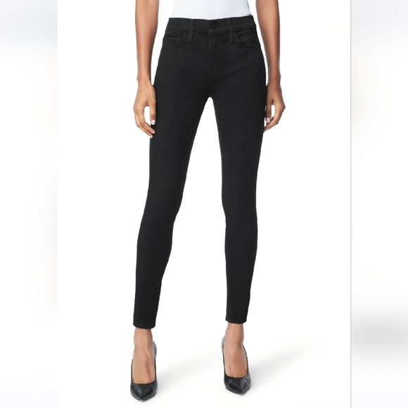 Joe's Skinny Crop Mid-rise Flawless Black Jeans Size 28 - Picture 1 of 7